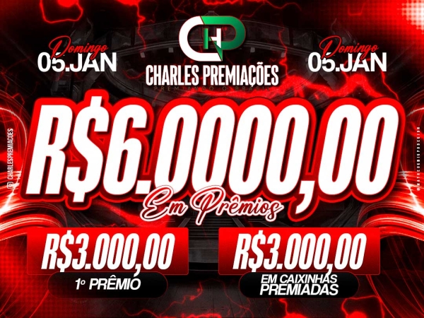 0,01 CENTAVO PRA 6.000,000 EM PRÊMIOS 